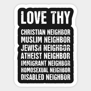 Love They Neighbor | Christian Design Sticker